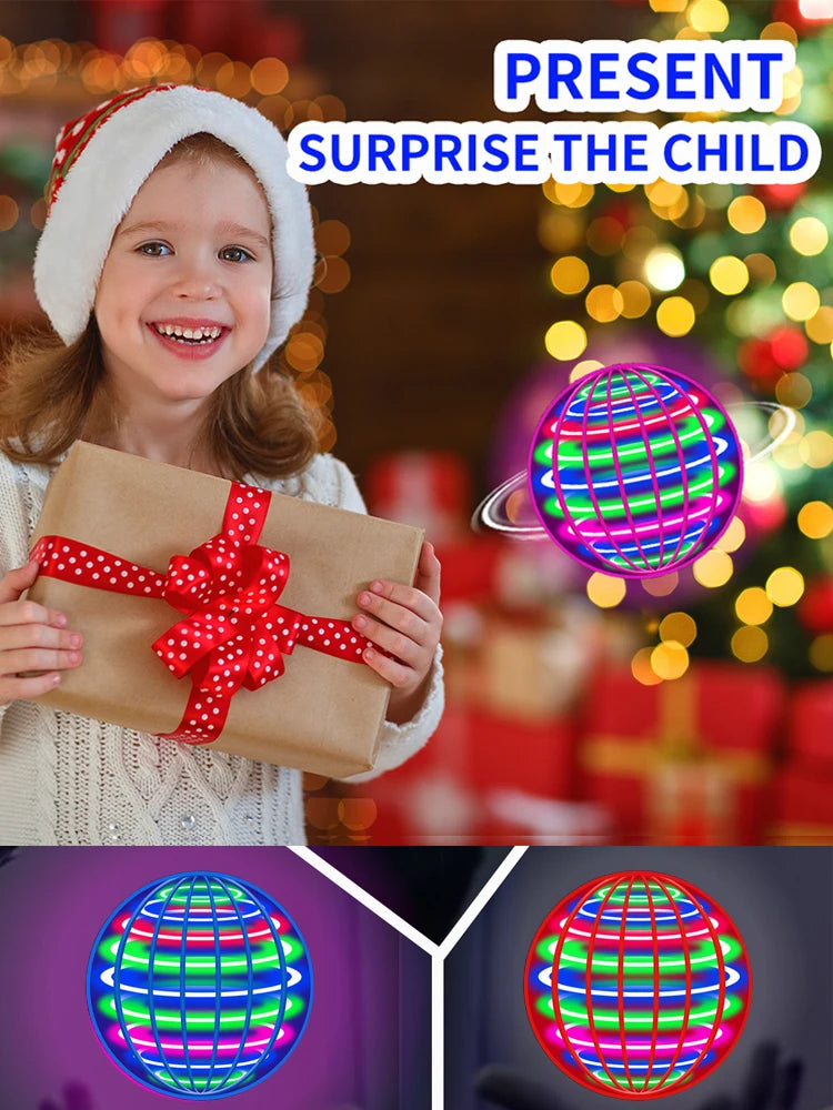 Flying LED Hover Ball – Hand-Controlled Spinning UFO Toy