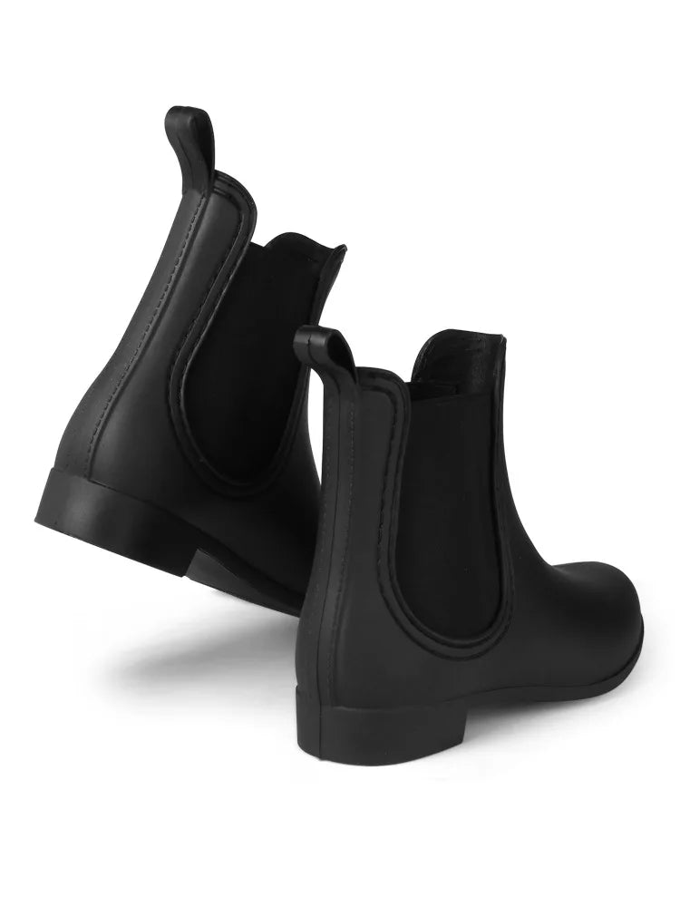 Women’s Chelsea Rain Boots – Waterproof, Anti-Slip, Comfortable Garden Shoes with Fashion Rubber Sole (2025 Style)