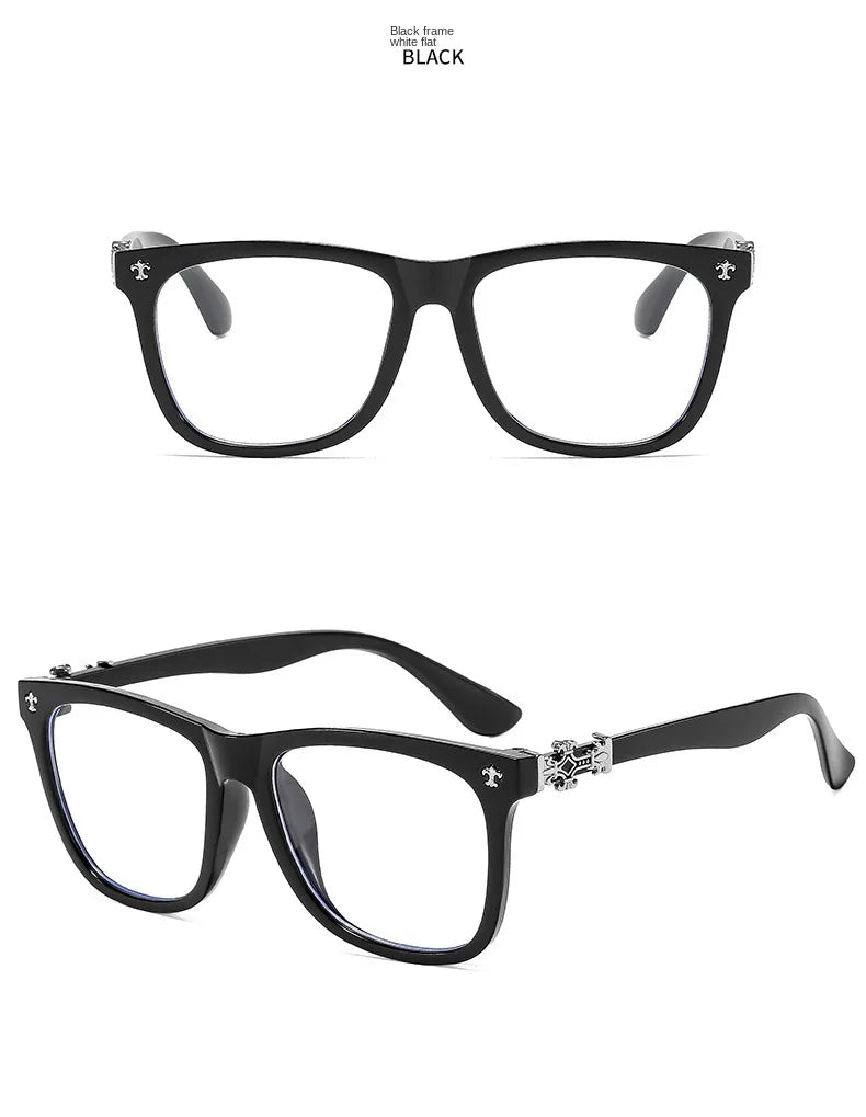 Samjune Square Anti-Blue Light Glasses — Unisex Vintage Eyewear