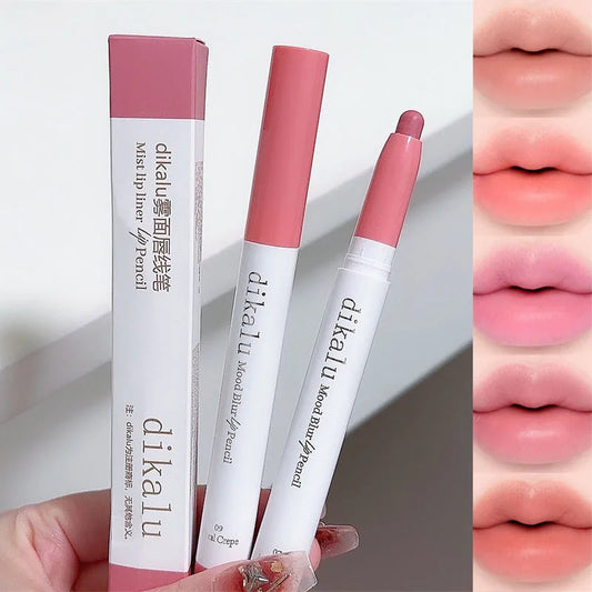 Soft Matte Lipliner Pencil 10 Color Red Contour Make Up Waterproof Nude Pink Matte Lipstick Crayon Lips Cosmetics