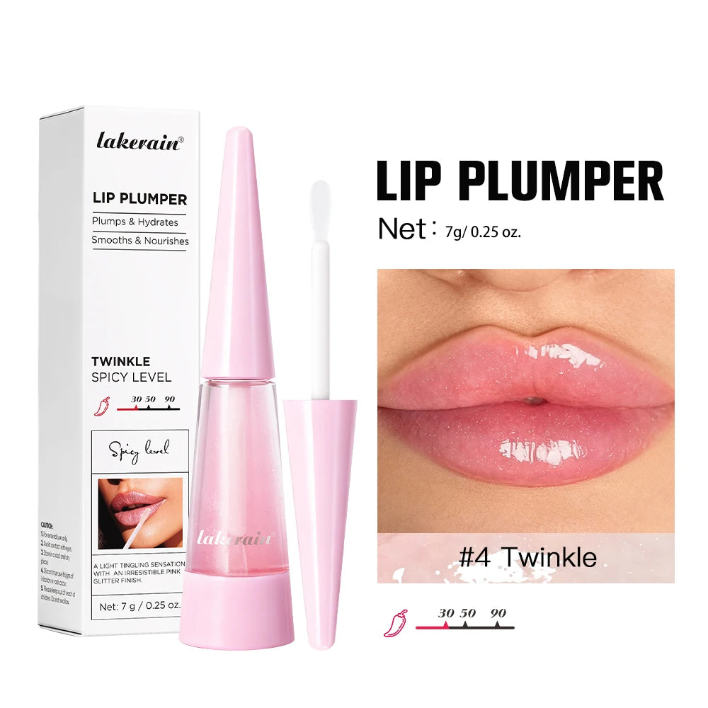Hydrating Lip Plumper Gloss – Moisturizing Serum for Fuller, Smoother Looking Lips