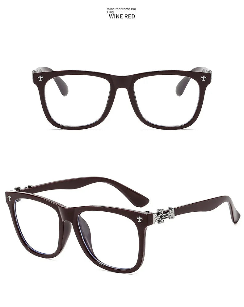 Samjune Square Anti-Blue Light Glasses — Unisex Vintage Eyewear