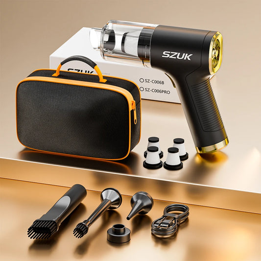SZUK Cordless Handheld Car Vacuum Cleaner and Air Blower