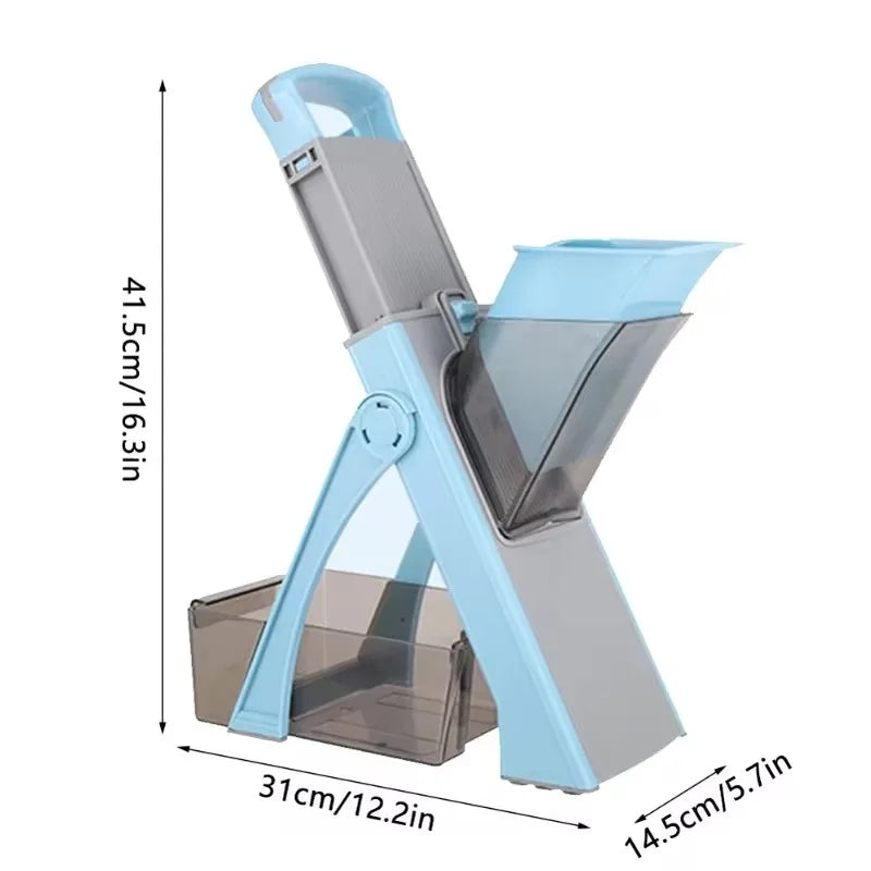 Adjustable Vegetable Slicer with Julienne and Dicing Modes