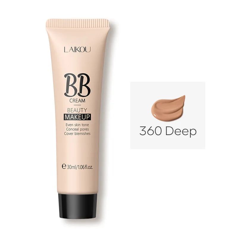 LAIKOU BB Cream with SPF — Lightweight Liquid Foundation & Concealer