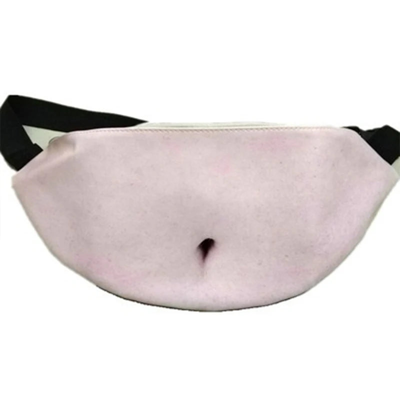 Novelty Beer Belly Waist Bag with Adjustable Strap