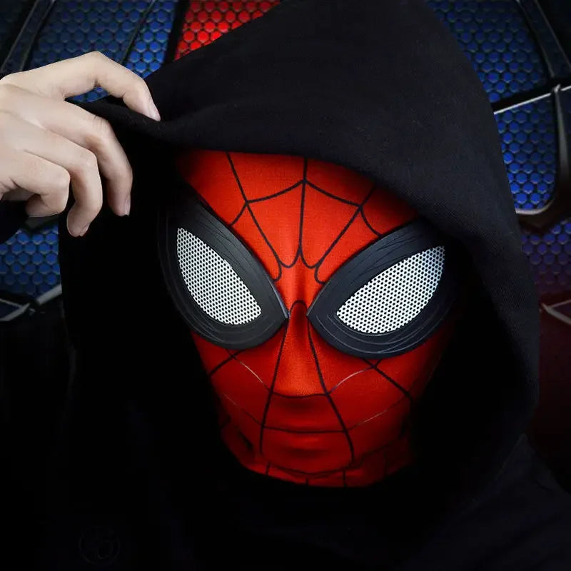 Superhero Spider Mask with Eye Lenses – Kids Roleplay Costume Accessory for Halloween, Cosplay, School Party, Holiday & Birthday Gift