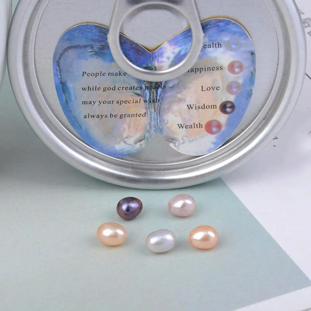 Wish Pearl Oyster DIY Necklace Kit with Cultured Pearl Jewelry Gift Set