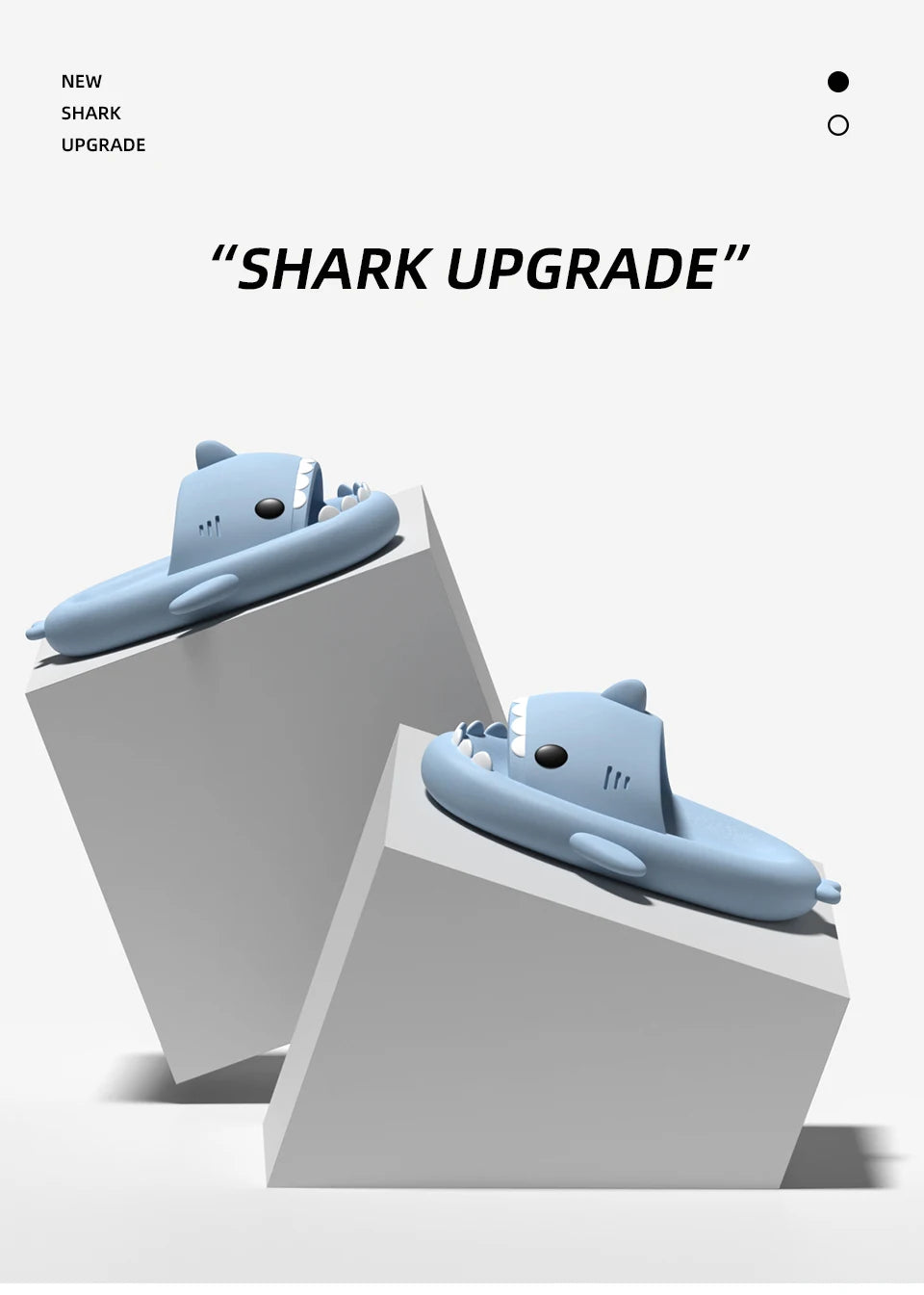Shark Slippers – Soft Cloud Slides for Women & Men | Indoor/Outdoor EVA Mules | Beach & Bathroom Sandals