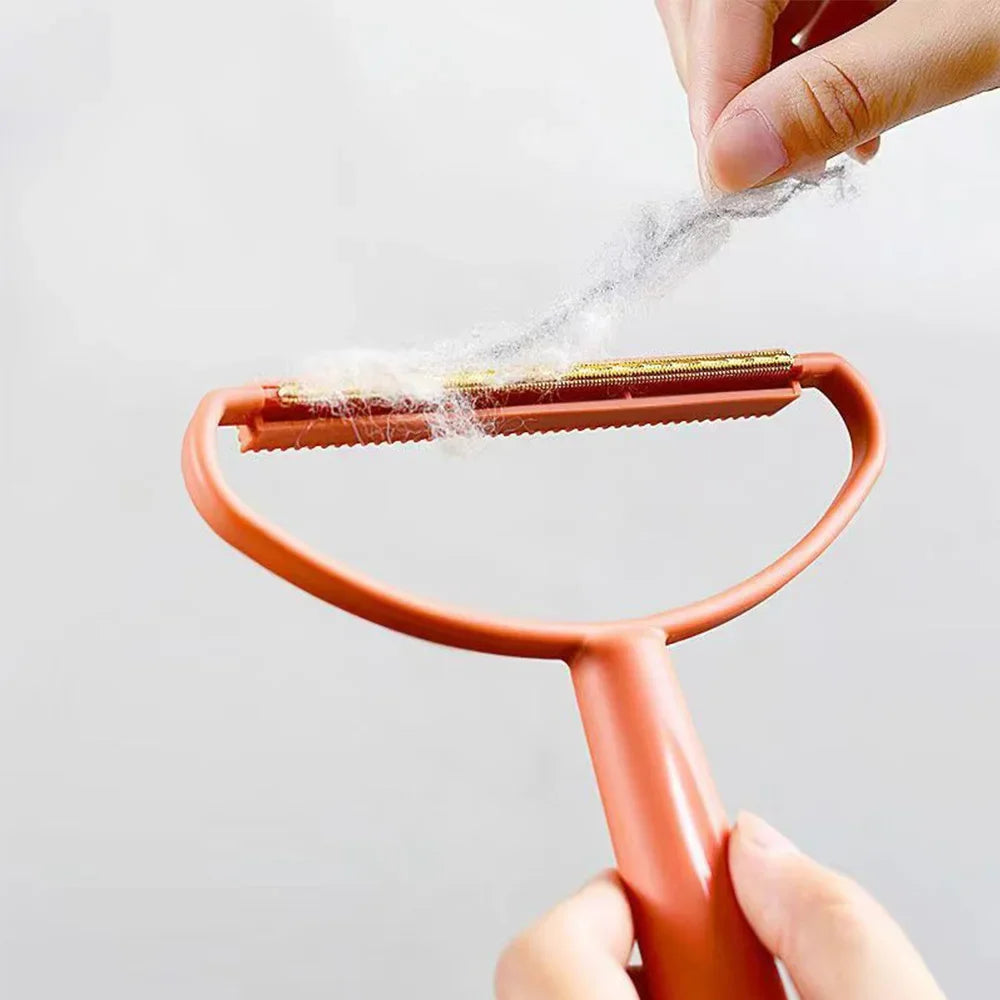 Manual Lint Remover Brush – Double-Sided Hair & Fabric Shaving Tool for Clothes, Coats, and Carpets (1–20 pcs)