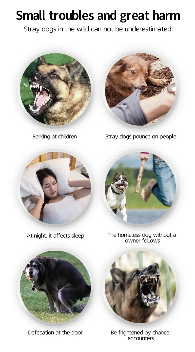 Ultrasonic Dog Bark Control Device – Rechargeable Anti-Barking Trainer