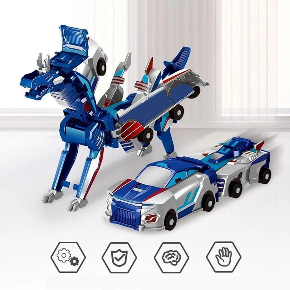 Unicorn 2-in-1 Magnetic Shape-Shifting Car DIY Toy