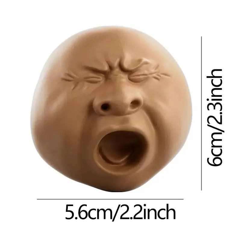 Funny Yawning Face Water Gun Toy – Mini Plastic Squirt Toy for Outdoor Play