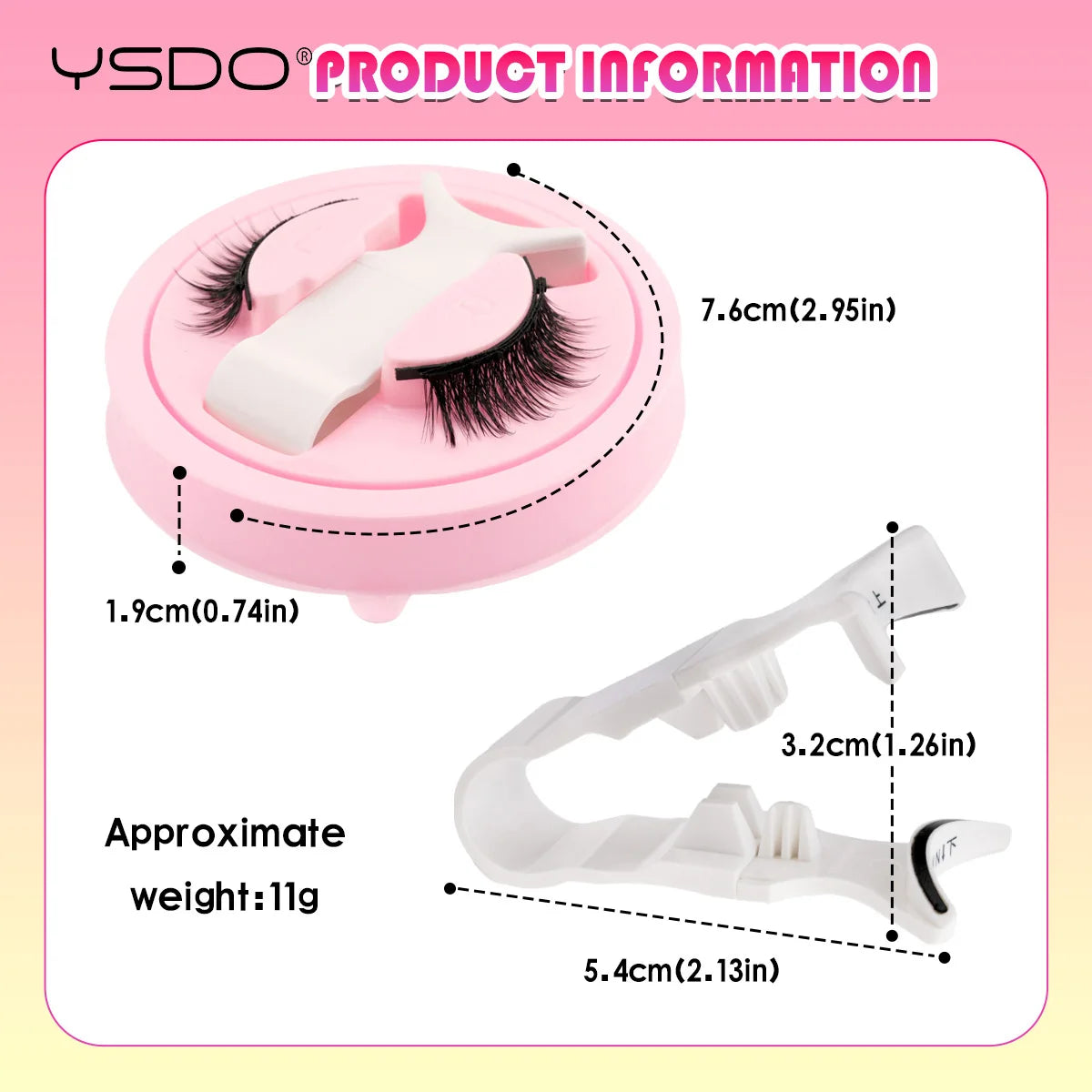 Magnetic Eyelashes Kit – Reusable 3D Mink Lashes | No Glue Needed | Long-Lasting Winged False Lashes with Applicator