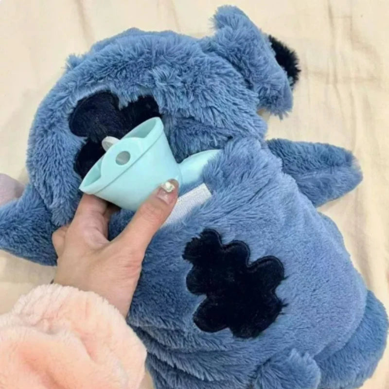 Cute Cartoon Hot Water Bottle Doll Plush Toy, Adorable Sleeping Character with Birthday Gift Design, Cozy Warm Water Bag Cover for Kids