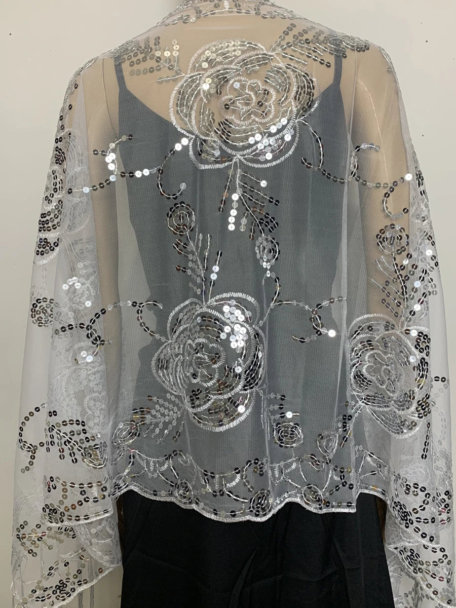JJYANJIN Tassel Evening Shawl Wrap