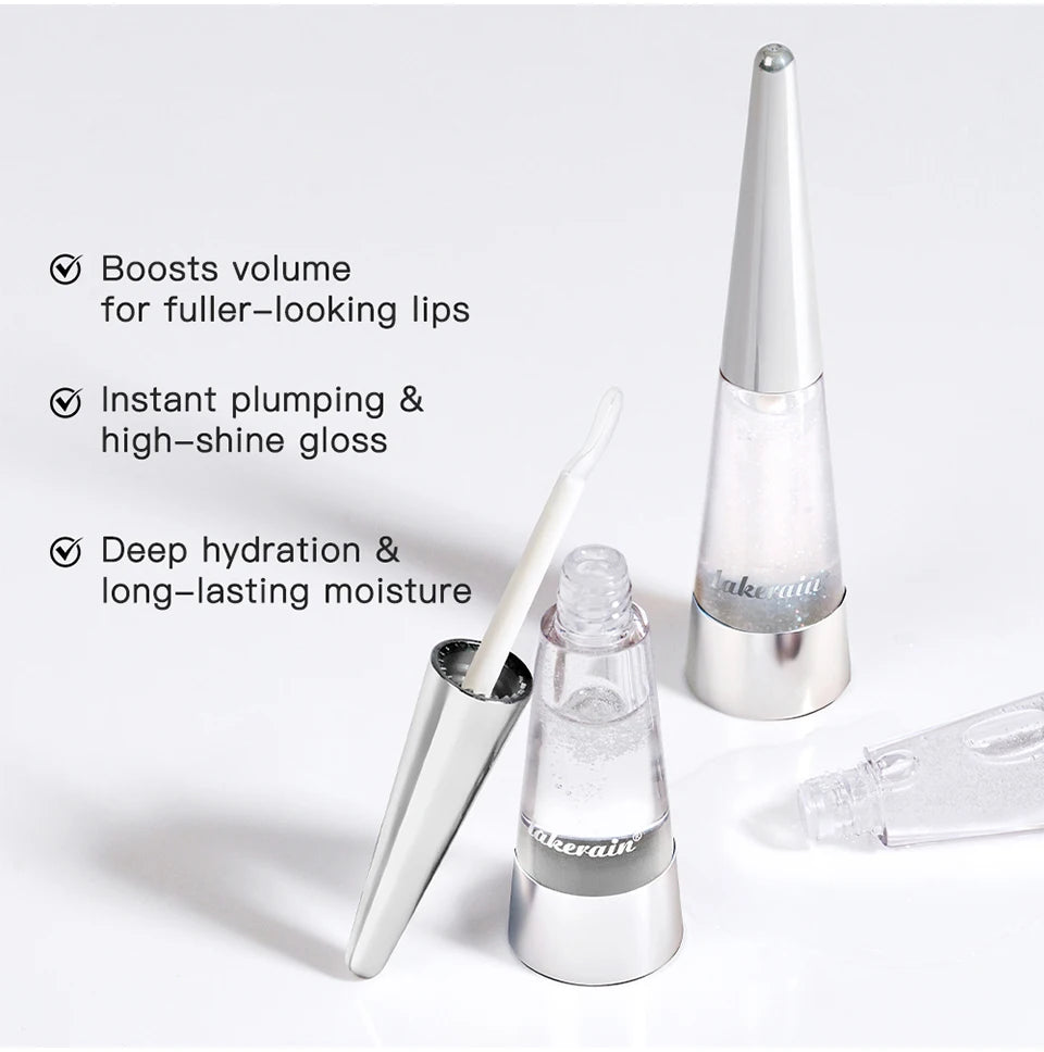 Hydrating Lip Plumper Gloss – Moisturizing Serum for Fuller, Smoother Looking Lips
