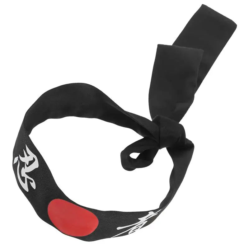 1pc Japanese Ninja Headband Japanese Sushi Chef Head Band Karate Headband Breathable Chef Headband Polyester 92x4.6cm