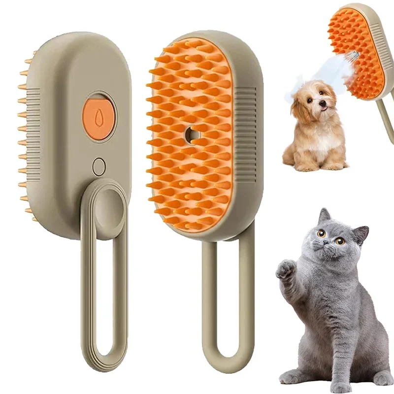 Pet Mist Grooming Brush for Cats and Dogs