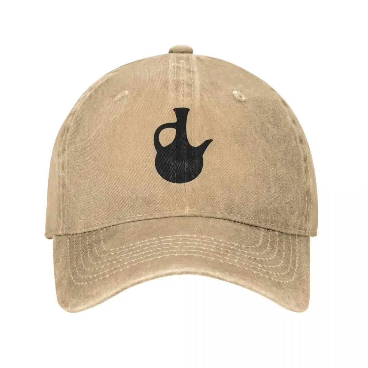 Ethiopian & Eritrean Jebena Silhouette Baseball Cap, Adjustable Unisex Curved Brim Hat