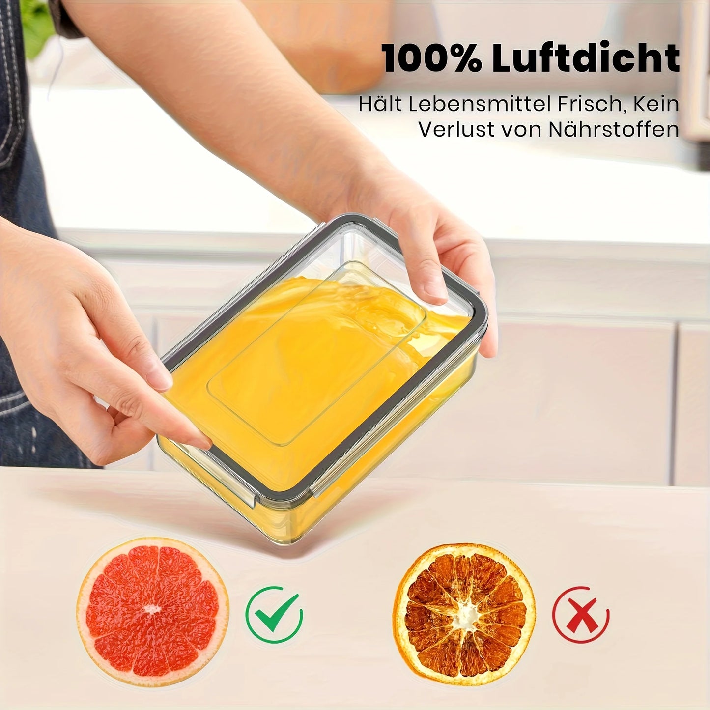 Clear Kitchen Food Storage Container Set – Microwave-Safe, Multi-Purpose Plastic Lunch Boxes with Lids + 24 Chalkboard Labels