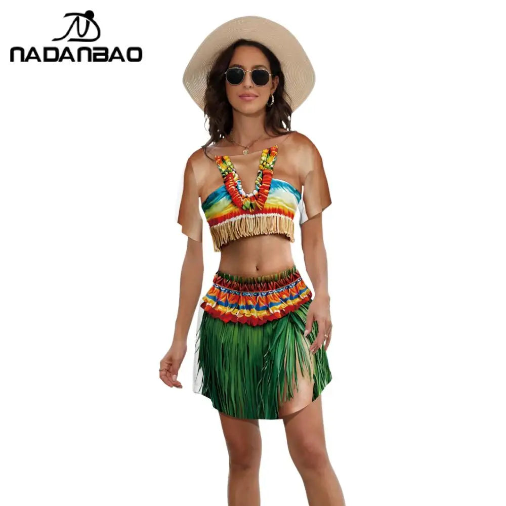 Tropical Hawaiian Cover-Up Dress for Women