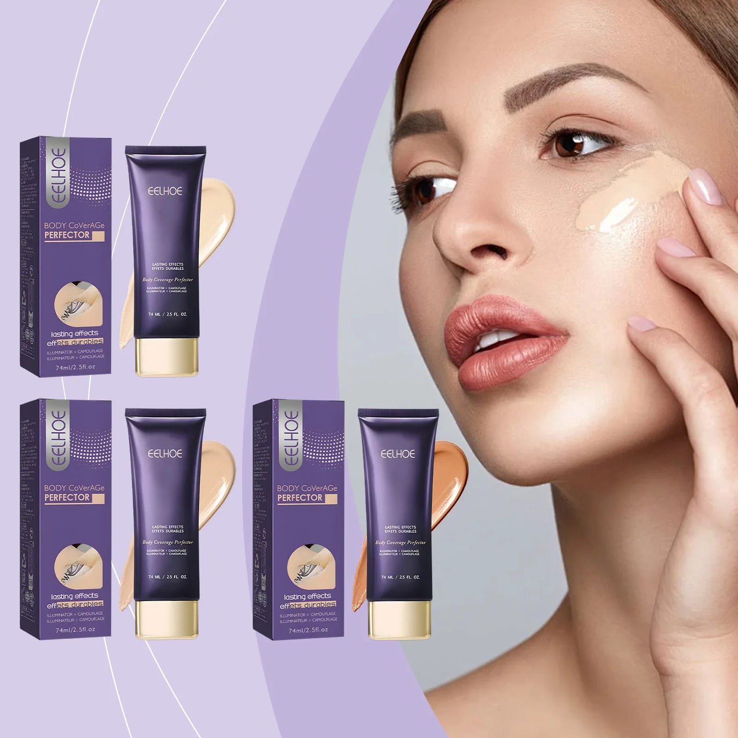 Body Concealer – Full Coverage, Long-Lasting & Waterproof – Flawless Natural Finish for Scars, Blemishes & Imperfections