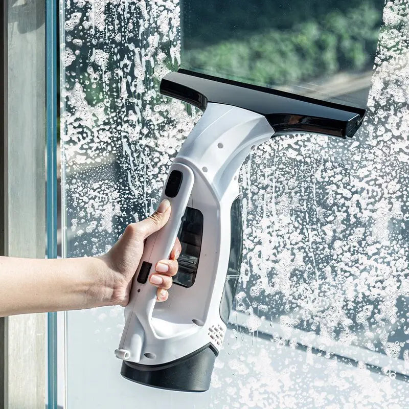 Multifunctional Cordless Electric Window Cleaner | Rechargeable Automatic Glass Cleaning Machine for Windows, Mirrors & Shower Glass