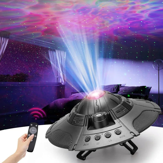 Night Light Galaxy Projector – Starry Sky Planetarium Lamp with 360° Rotation, Ideal for Kids' Bedrooms, Valentine's Day Gifts, or Wedding Decorations