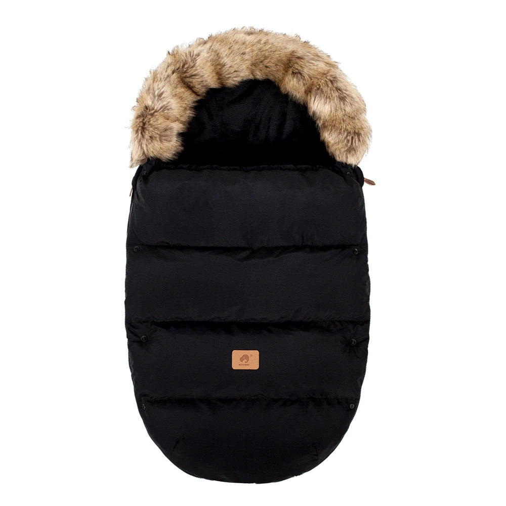 Baby Stroller Footmuff with Removable Collar