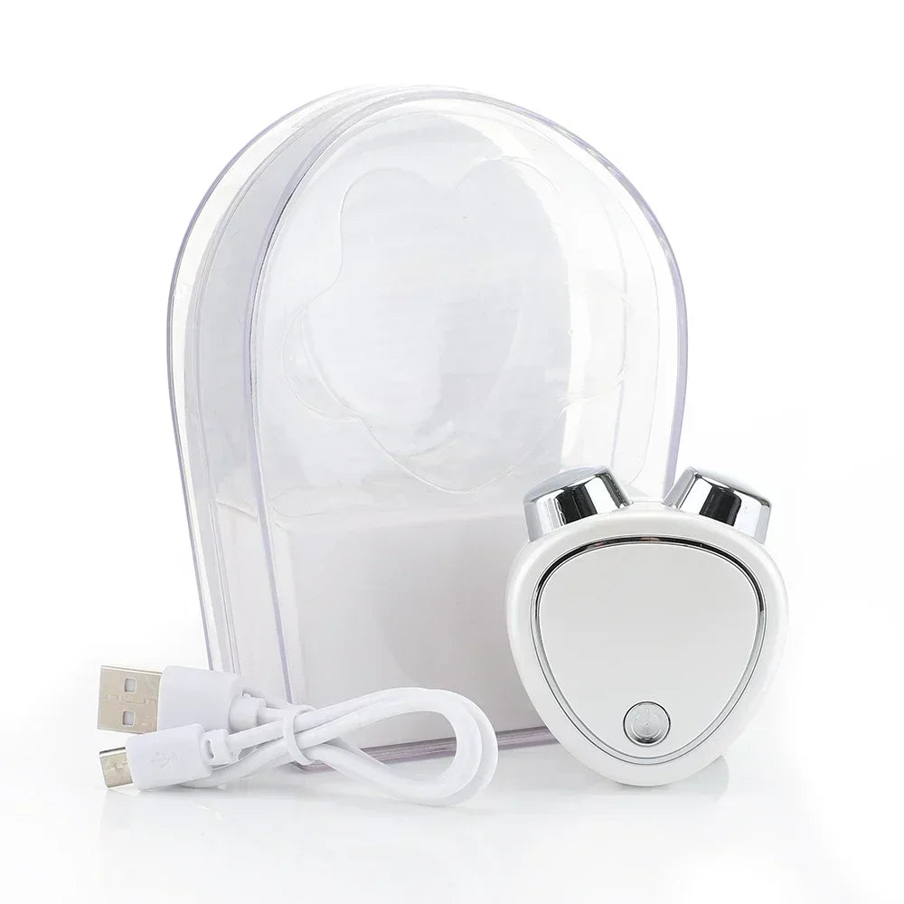 Mini Facial Massage Beauty Device – Portable USB Rechargeable | Anti-Wrinkle, Skin Tightening, Face Lifting & Firming Tool for Daily Skincare