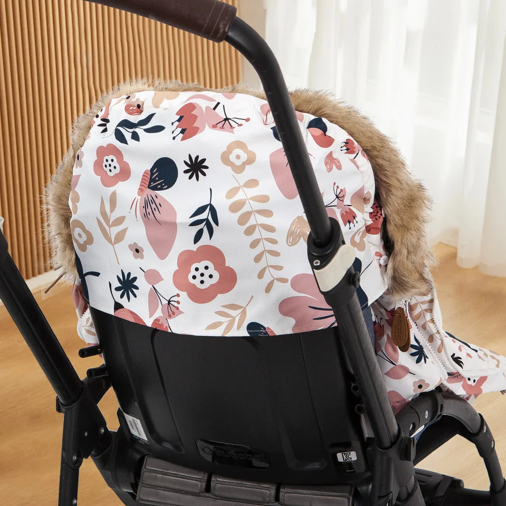 Baby Stroller Footmuff with Removable Collar
