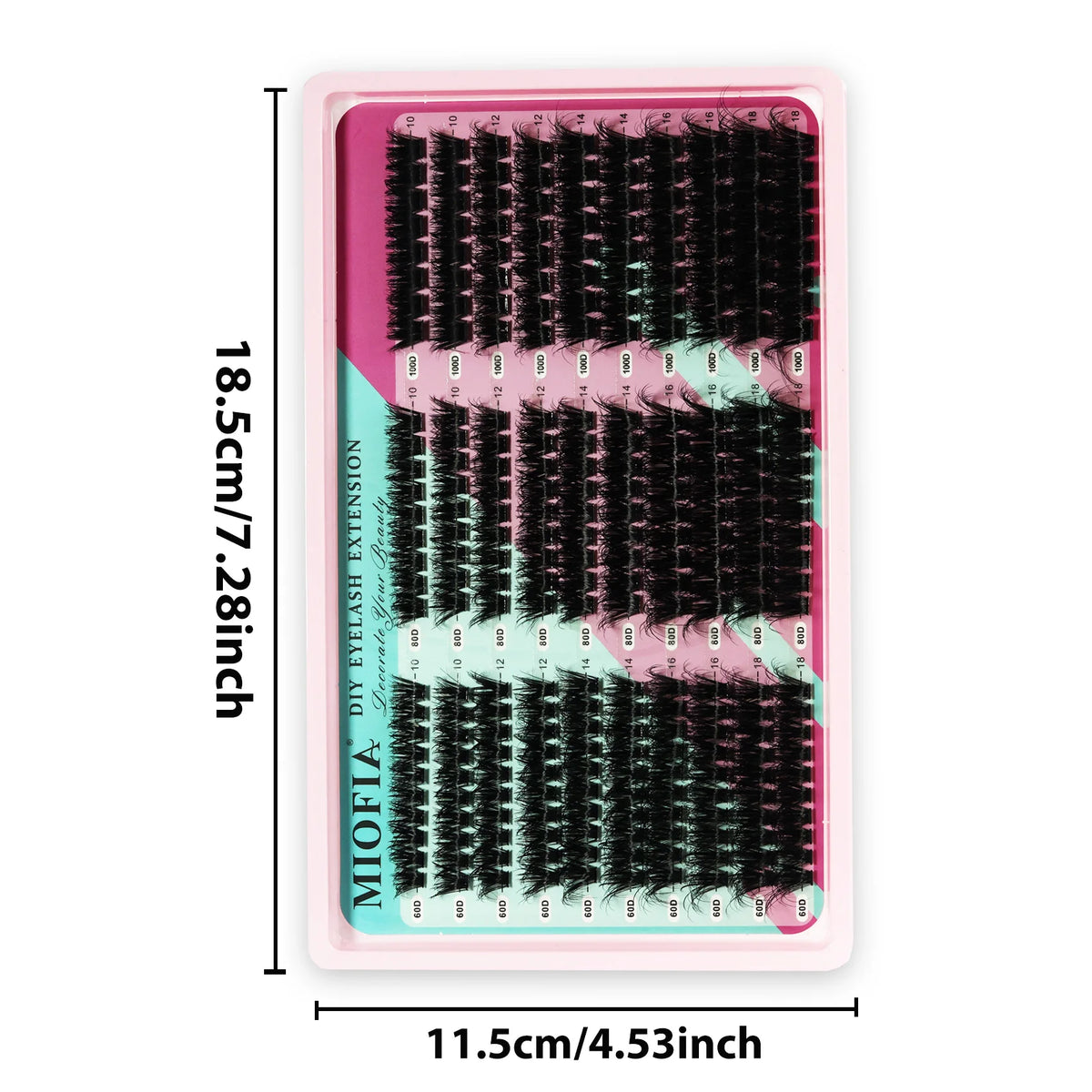 Mixed-Length Cluster False Eyelashes