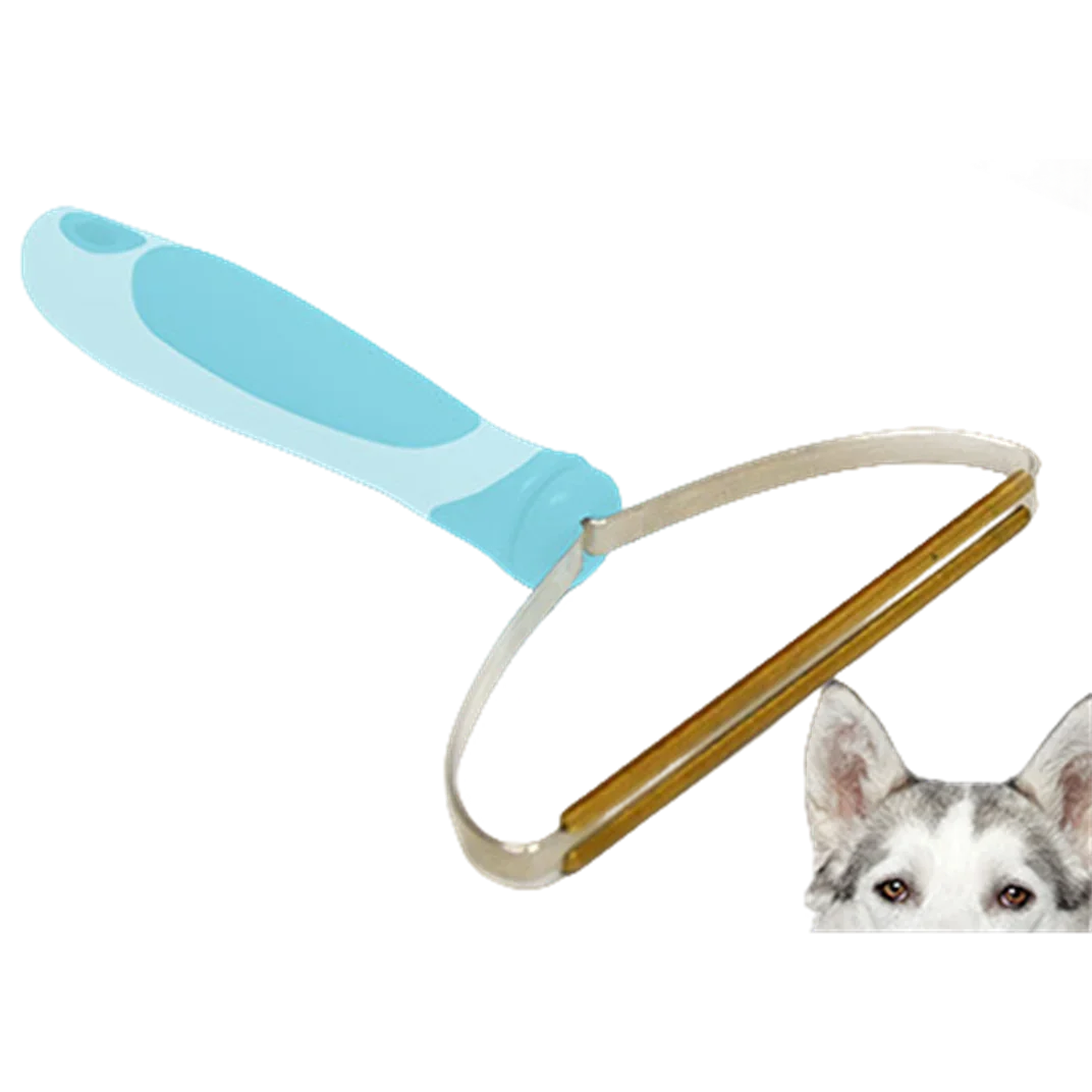 Pet Hair Remover Tool Set – Telescopic Handle Carpet Rake for Dog & Cat Fur, Rug and Upholstery Cleaner