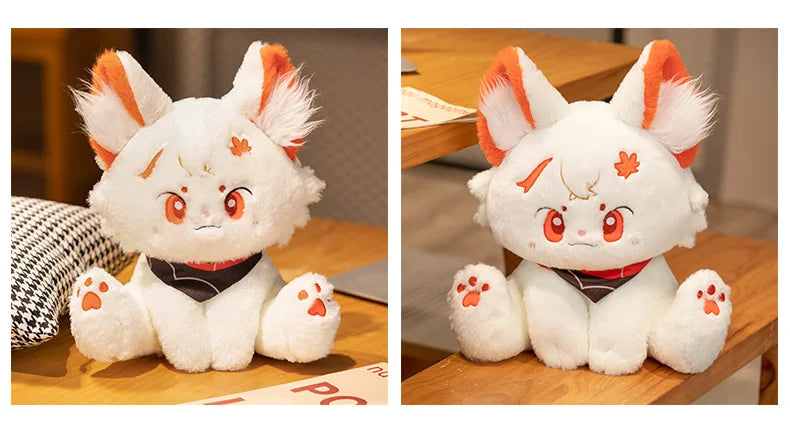 Adorable 42CM Genshin-Inspired Cat Plush – Kazuha, Scaramouche & Xiao | Soft Anime Pillow Toy for Fans & Gift Giving