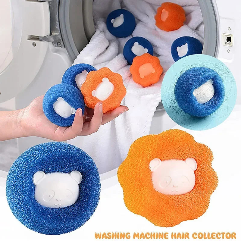 1-5 pcs Reusable Pet Hair Remover Balls – Laundry Washing Machine Filter Wool Sticker – Cat & Pet Fur Lint Catcher for Home