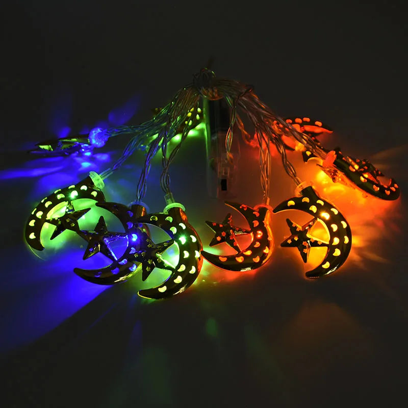 Ramadan & Eid LED Lantern String Lights – Decorative Hanging Lights for Home, Party & Festival Decor