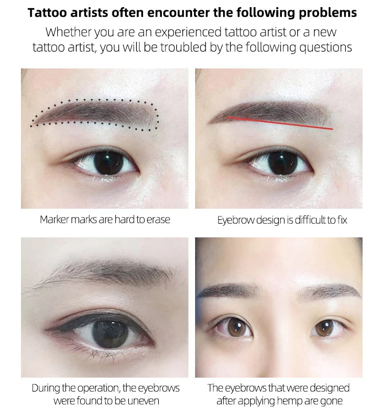 20/50pcs Disposable Eyebrow Design Stencil Airbrush Auxiliary Sticker for Eyebrow Tint Elegant Brows Shaping
