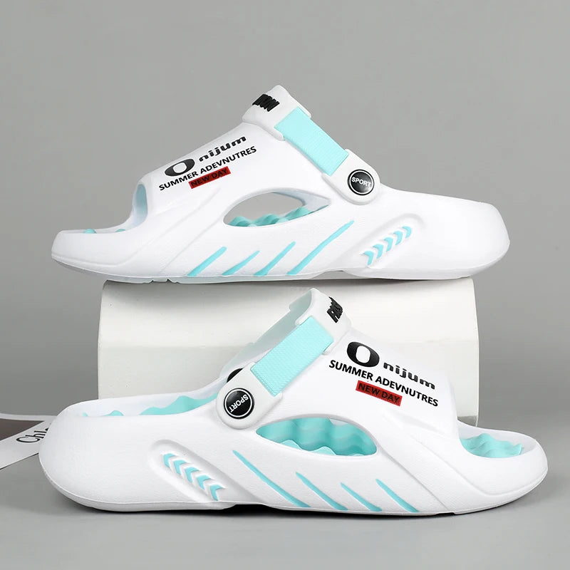 Men's EVA Platform Slides — Soft-Sole Sandals for Indoor & Outdoor Wear