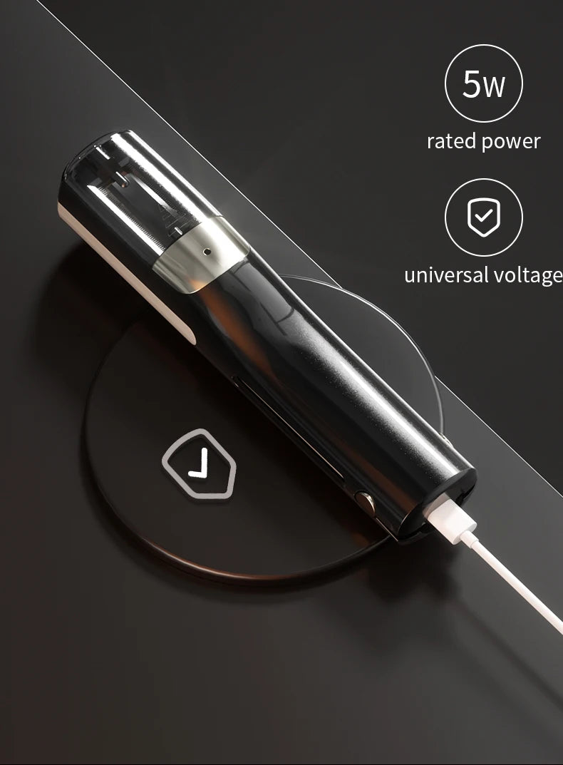 Cordless Professional Hair Split End Trimmer – Automatic Ends Remover for Dry, Damaged & Brittle Hair