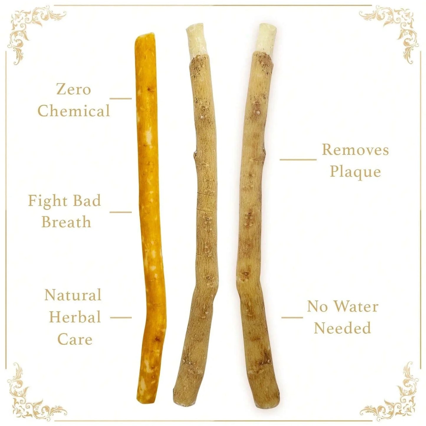 Natural Miswak Tooth Cleaning Stick – Portable Traditional Herbal Toothbrush