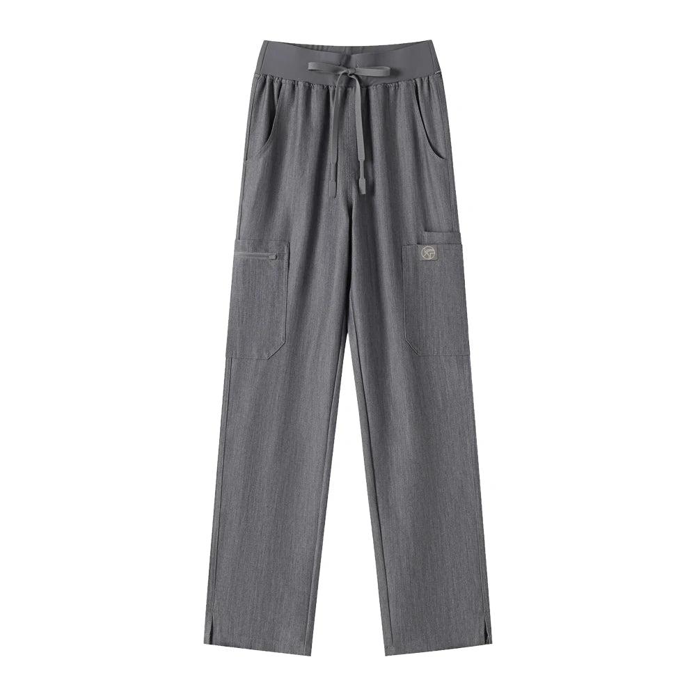 Women’s Antibacterial Scrubs Set – Soft V-Neck Top & Wrinkle-Resistant Pants
