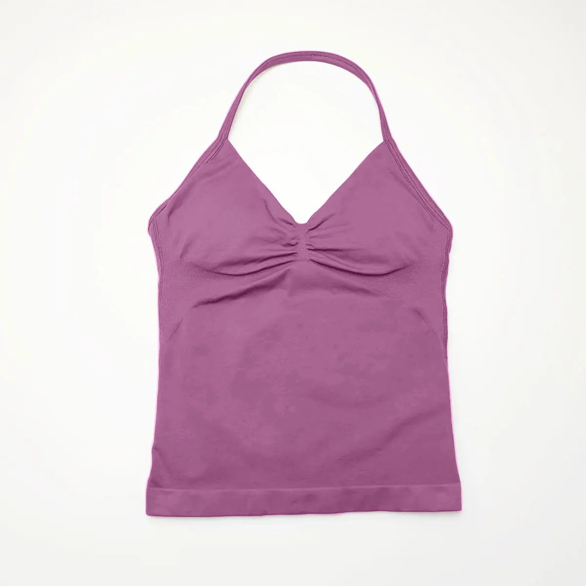 Women's Seamless Longline Yoga Tank Top with Removable Pads