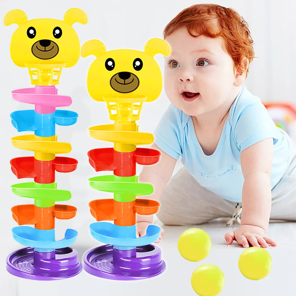 Stacking Ball Run Tower Toy