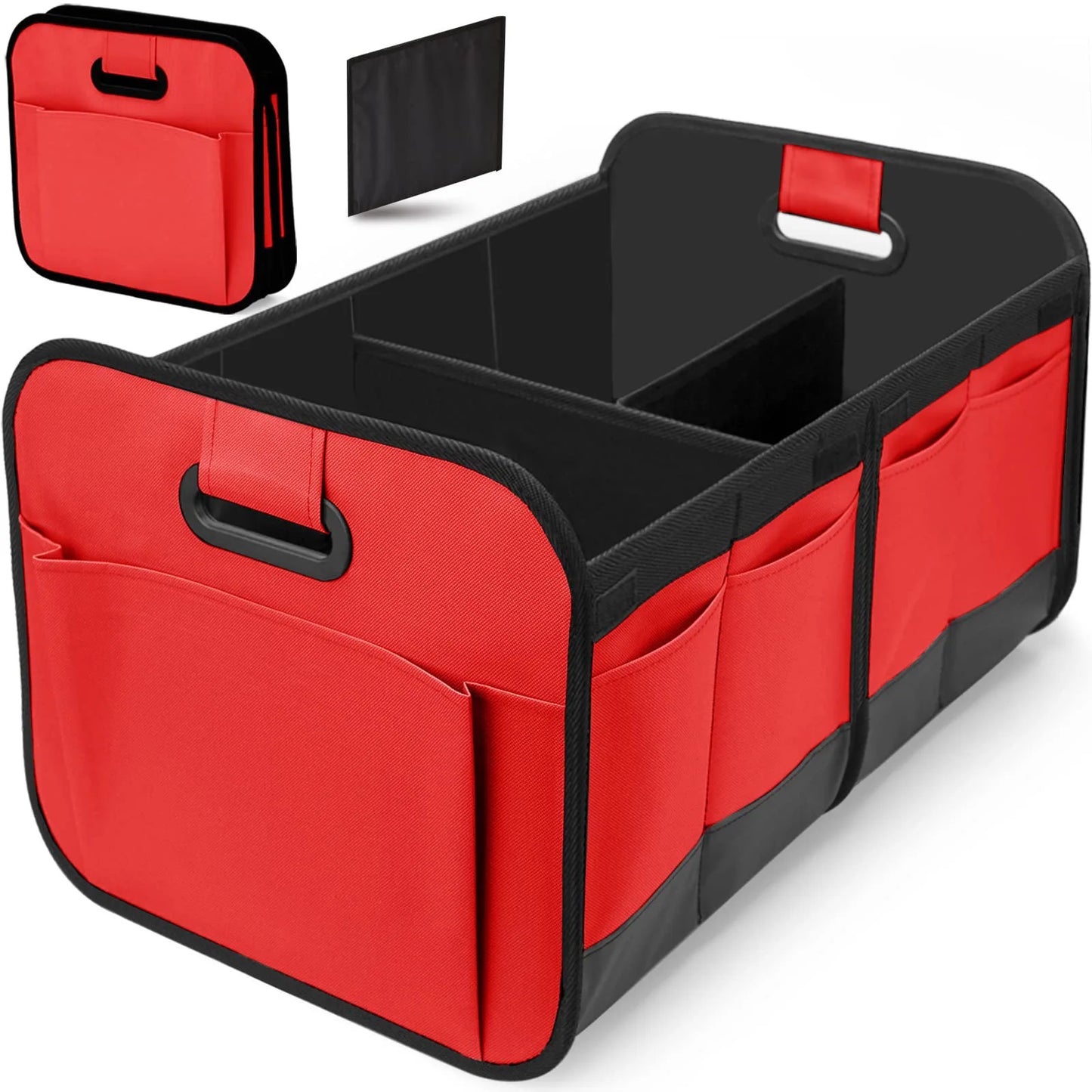Car Trunk Storage Box, Foldable Oxford Cloth Organizer, Large Capacity