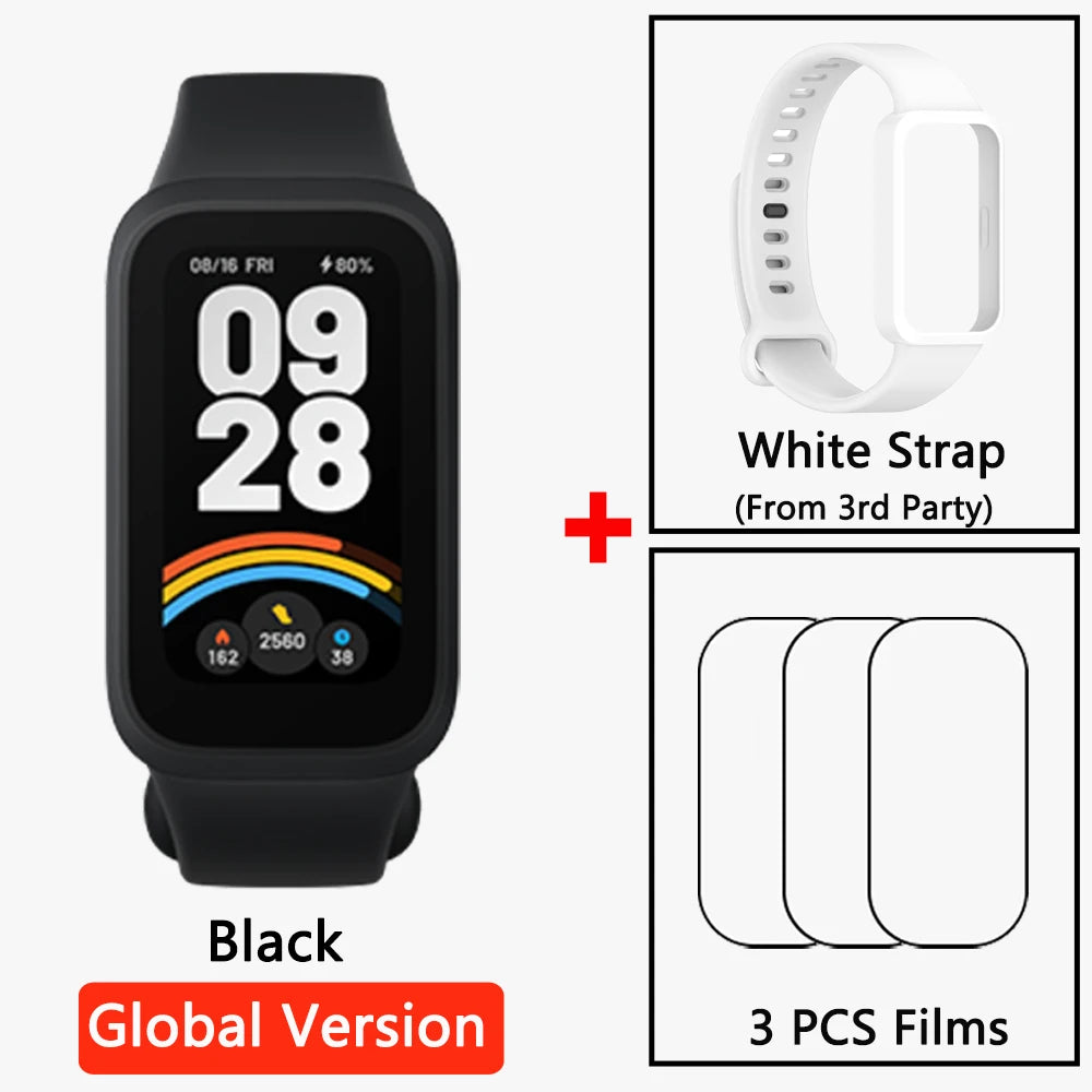 Global Version Smart Band 9 Active – 1.47" TFT Display, 18-Day Battery Life, Fitness & Health Tracker