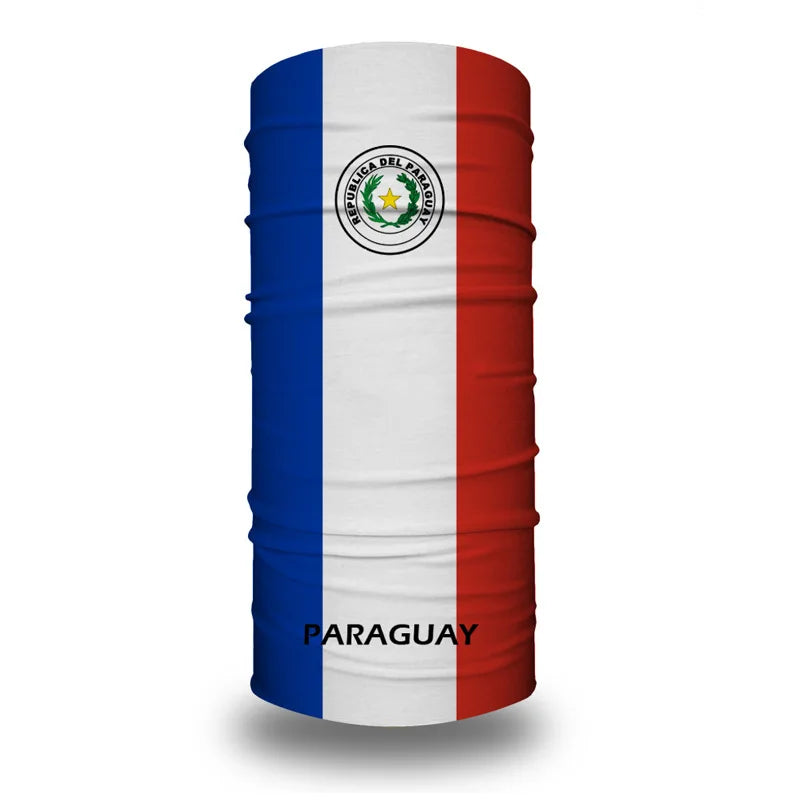 2026 World Football Fans Flag Headscarf – Windproof Seamless Face Mask & Neck Gaiter