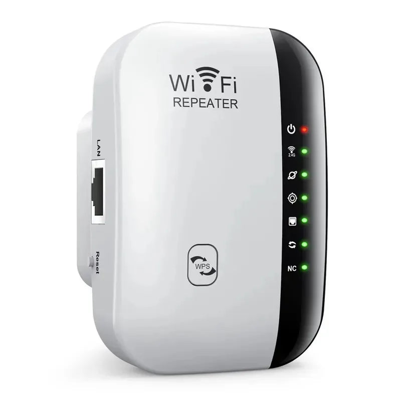 300Mbps WiFi Range Extender & Signal Booster, 802.11N Wireless Repeater, Network Amplifier for Home and Office