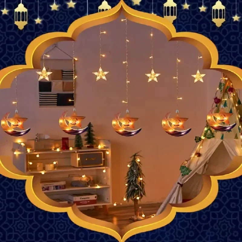 Decorative LED String Lights for Ramadan and Eid Celebrations