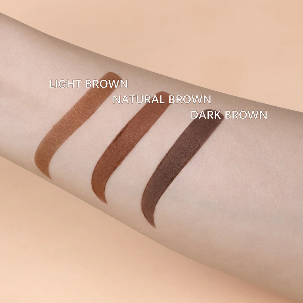 ibcccndc Eyebrow Stamp Powder Kit with 10 Stencils and 2 Brushes
